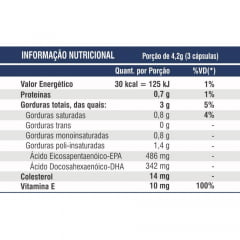 Ômega 3 + Vitamina E + Óleo de Semente de Abóbora - 90 Cápsulas - Suprimed  