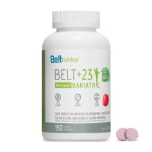 Belt +23 Bariatric Mastigável Morango Multivitamínico e Multimineral