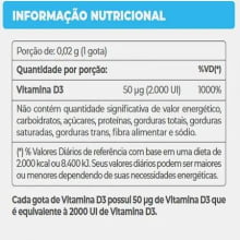 Vitamina D3 Gotas - 10ml - Vitafor